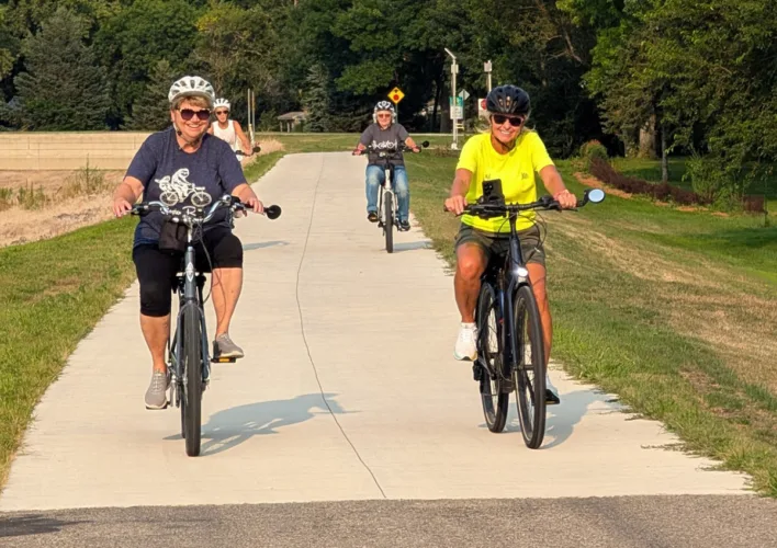 Friendships, laughter keeps them pedaling